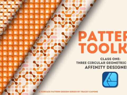 Surface Pattern Design: Affinity Designer V2 | Circular Geometric Patterns