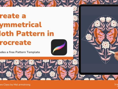Create a Symmetrical Moth Pattern in Procreate