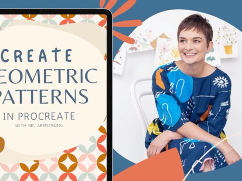 Create Simple Geometric Patterns using Procreate on the iPad